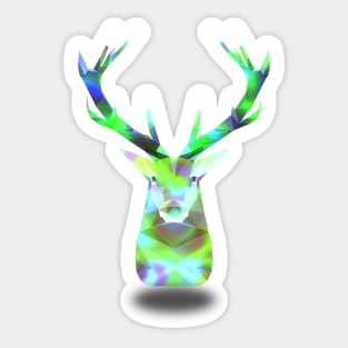 Colorful Stag Sticker